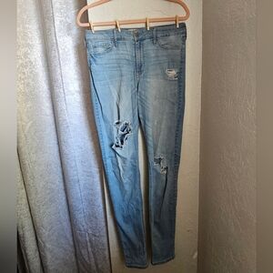 Hollister High-rise super skinny jeans size 9 long